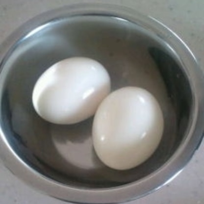 節水・節エネでゆで卵できるってエコですね♪♪これからこの方法でゆで卵、作りたいと思います★